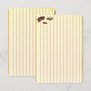 Cartes de recettes de papillon chenille figdewdrop