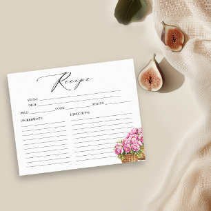 Cartes de recettes pour Baby Shower Fresh Off The