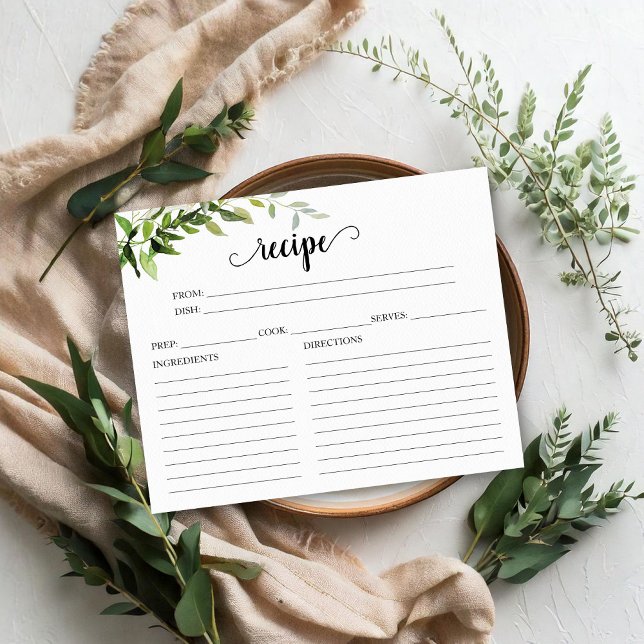 Cartes de Recettes pour Baby Shower sur le thème d (Créateur téléchargé)