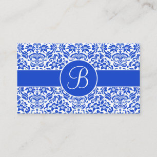 Cartes de Registre Cadeaux Mariage damassé Bleu et