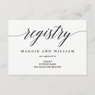 Cartes de Registre - Script moderne