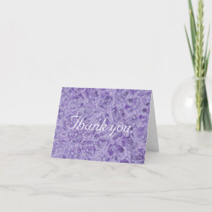 Cartes de remerciement Abstract Shades of Purple