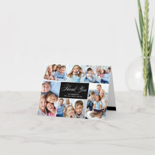 Cartes de remerciement avec un beau collage