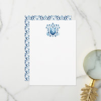 Cartes de Remerciement Bleu Poussiéreux avec Blaso