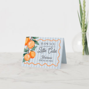 Cartes de remerciement Blue Cutie Main Squeeze Cit