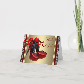 Cartes de remerciement Chaussures à talons hauts r