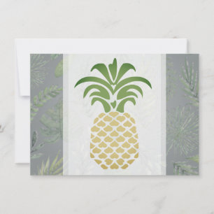 Cartes de remerciement Cœurs d'ananas