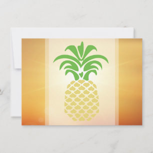 Cartes de remerciement Cœurs d'ananas