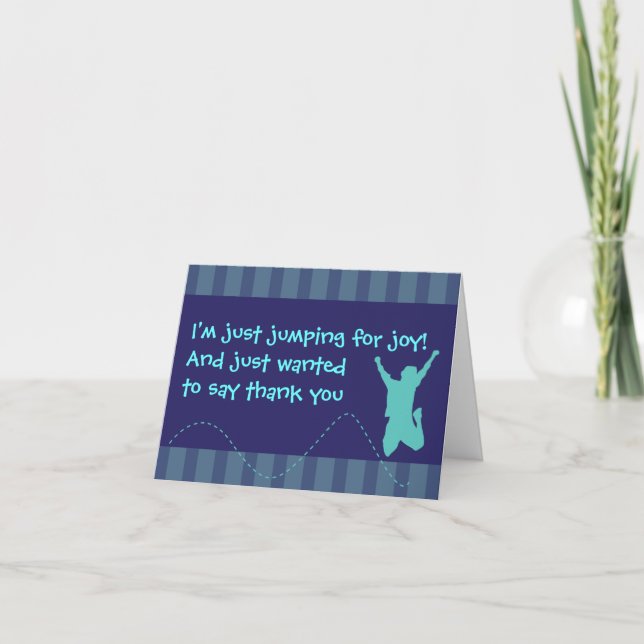 Cartes de remerciement d'anniversaire amusantes po (Devant)