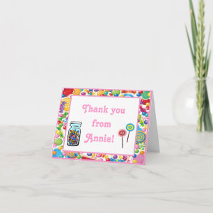 Cartes de remerciement d'anniversaire pour magasin