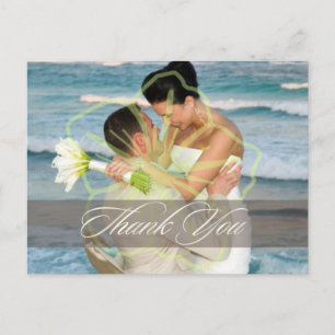 Cartes de remerciement de mariage avec vos photos 