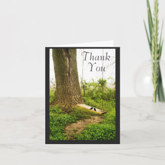 Cartes de remerciement de mariage country Tree n S