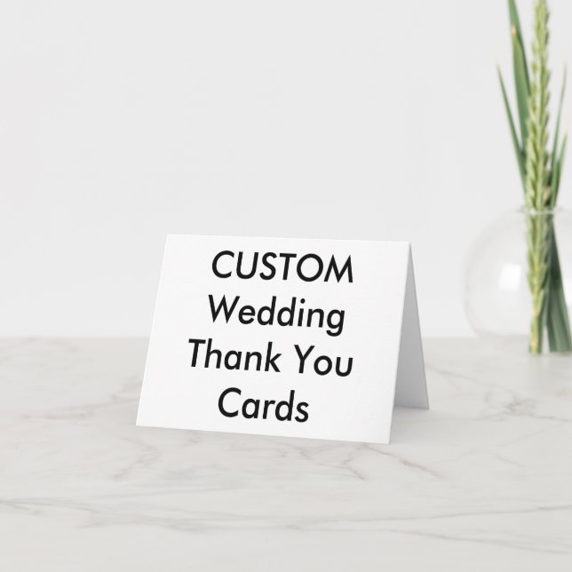 Cartes de remerciement de mariage personnalisées 1 (Devant)