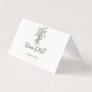 Cartes de remerciement de mariage Trendup Élégant