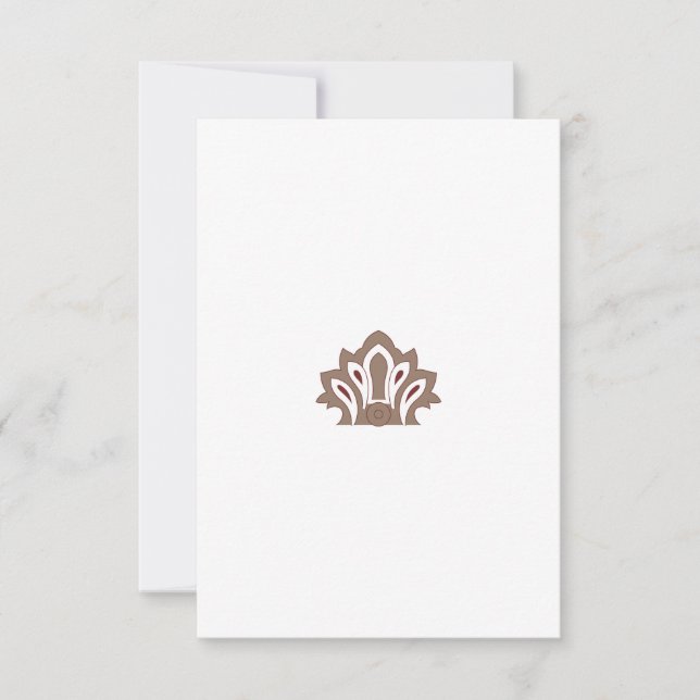 Cartes de remerciement élégantes | Mariage & Anniv (Devant)
