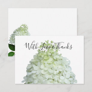 Cartes de remerciement florales vierges Limelight