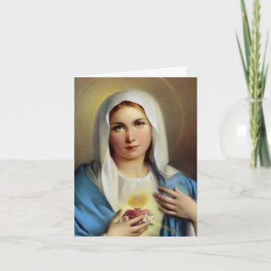 Cartes de remerciement funéraire   Italien Mary 01