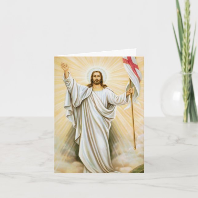 Cartes de remerciement funéraire | Jésus 02 (Devant)