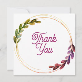 Cartes de remerciement mariage ou douche