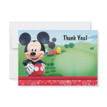 Cartes de remerciement Mickey