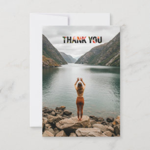 Cartes de remerciement personnalisées avec photo e