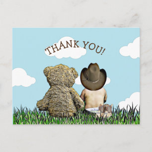 Cartes de remerciement Petit Cowboy