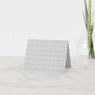 Cartes de remerciement pliées Élégant Minimalist