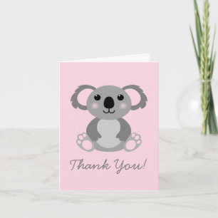 Cartes de remerciement pour enfants avec un ours k