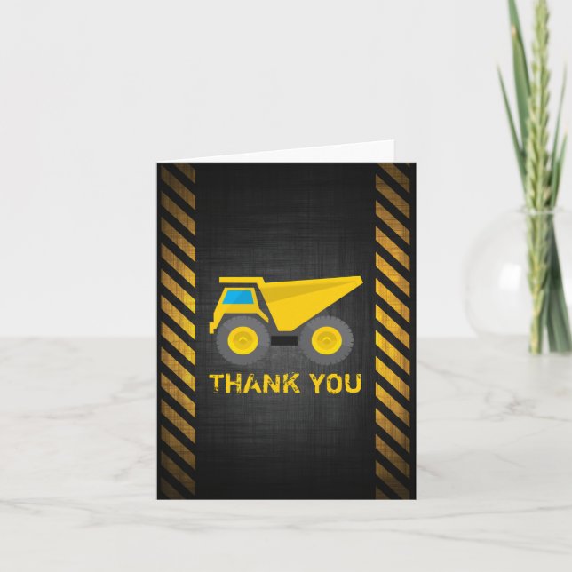 Cartes de remerciement pour fête d'anniversaire de (Devant)