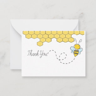 Cartes De Remerciement Pour L'Abeille Amusante Et 