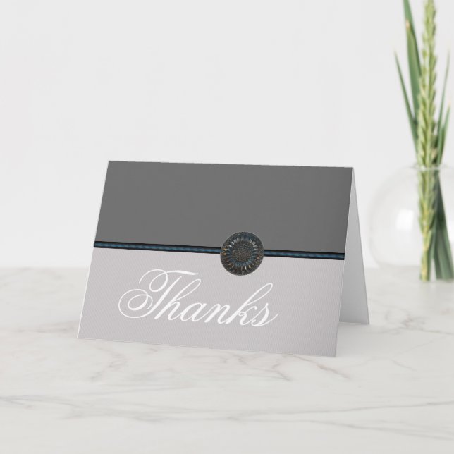 Cartes de remerciement pour noces d'argent (Devant)