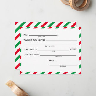 Cartes de remerciement pour Noël des enfants - Ens