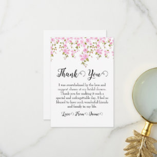 Cartes de remerciement pour une baby shower de mar
