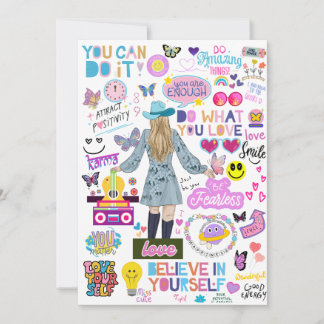 CARTES DE REMERCIEMENT SWIFT AFFIRMATIONS
