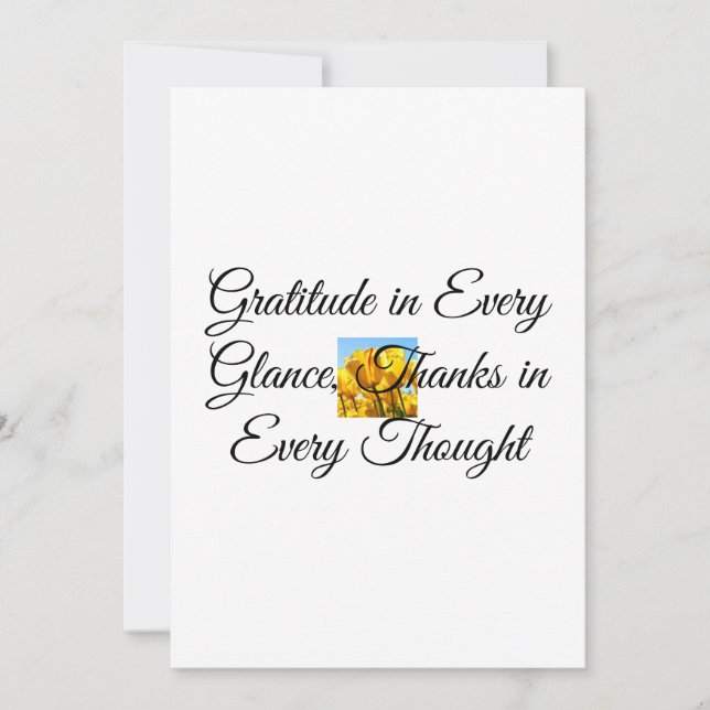 cartes de remerciements (Devant)