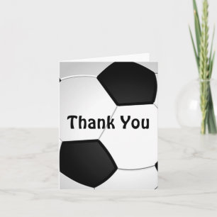 Cartes de Remerciements au Football personnalisabl