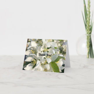 Cartes de remerciements de fleurs mariages