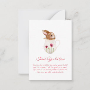 Cartes de remerciements de l'infirmière - multiple