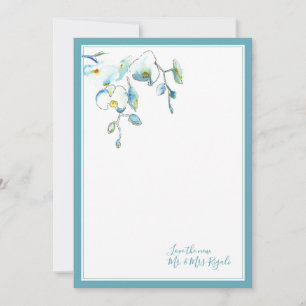 Cartes de Remerciements Mariage Tropical