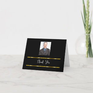 Cartes de Remerciements Photo Professionnelle Clas