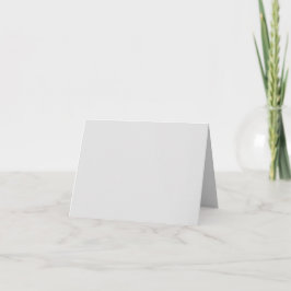 Cartes de remerciements pliées personnalisées pour