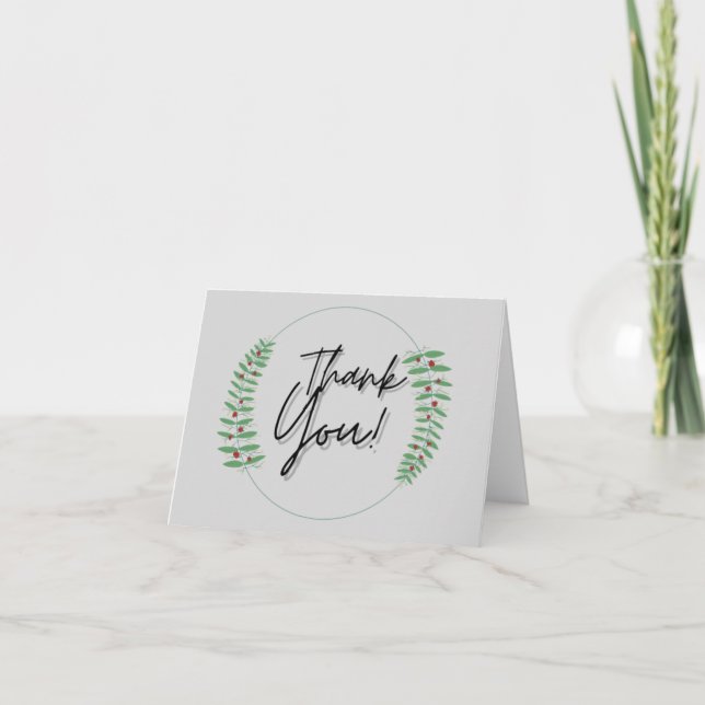 Cartes De Remerciements, Vide À L'Intérieur (Devant)