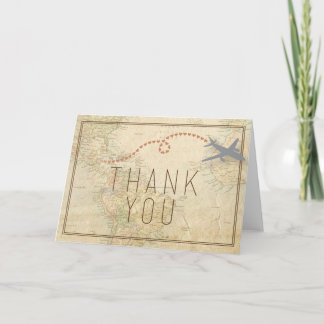 Cartes de remerciements voyage