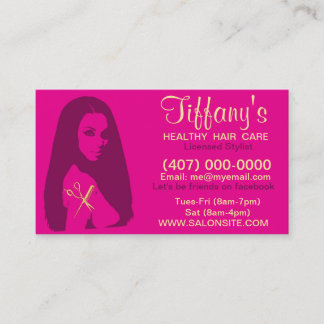 Cartes de rendez-vous et d'affaires du salon afro-