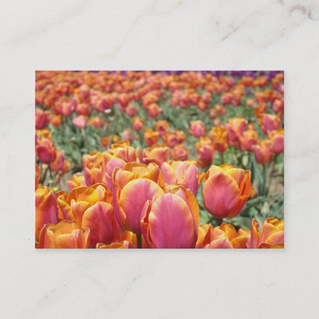 Cartes de rendez-vous Médicales Tulipes de soins d (Devant)