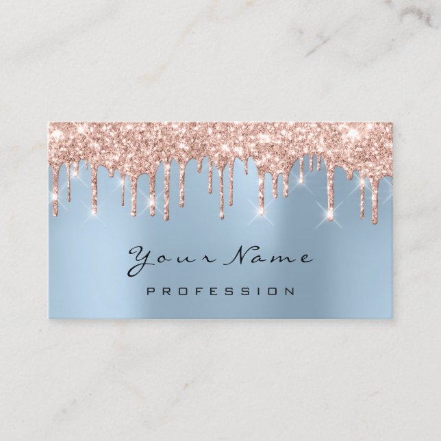 Cartes de rendez-vous Rose bleu pour les yeux de m (Devant)