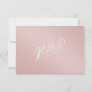 Cartes de réponse Blush
