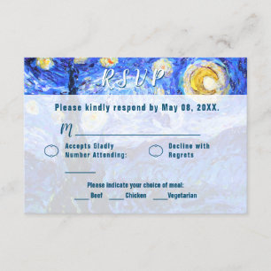 Cartes de réponse de mariage personnalisées pour l