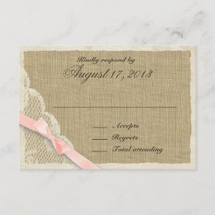 Cartes de réponse de pays de dentelle ancienne et 