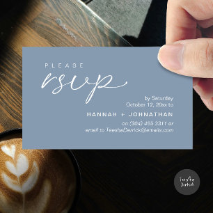 Cartes de réponse de rappel pour les invitations d